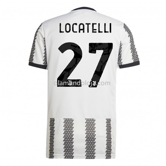 Camisola Juventus Locatelli 27 Equipamento Primeiro 2022-2023 Manga Corta